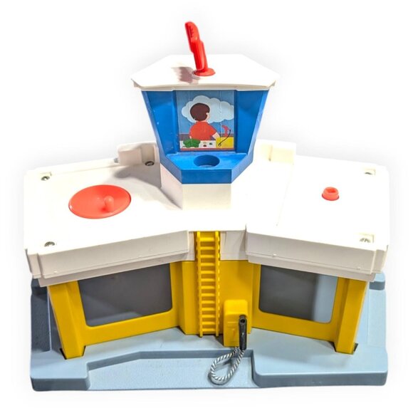 Vintage 1980 Fisher Price Little People Airport - Picture 7 of 9